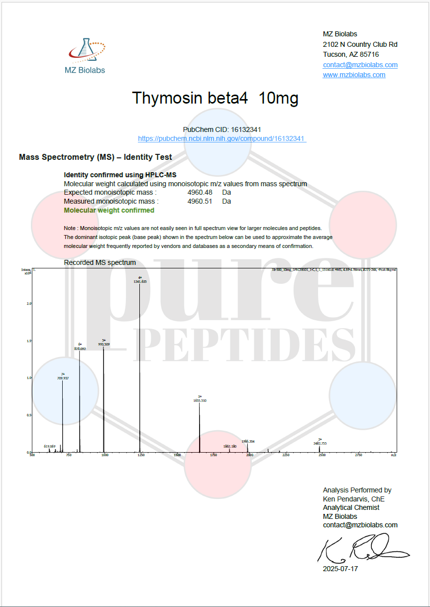Thymosin Beta 4 10MG - Image 3